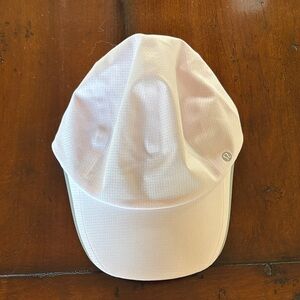 NWT Lululemon Fast and Free Run Hat in Light Pink